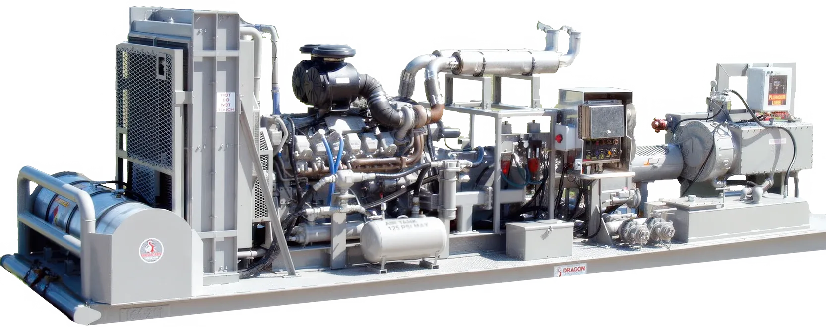 1000 HP Well Service Skid Pump