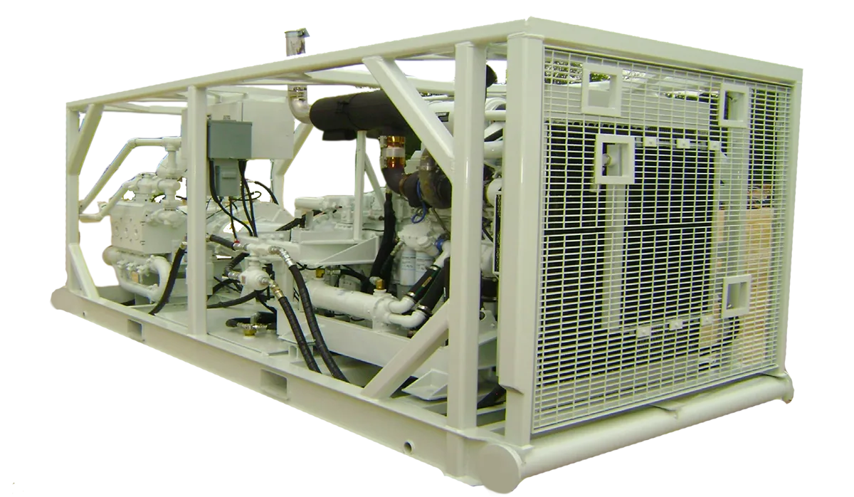 600 HP Well Service Skid Pump