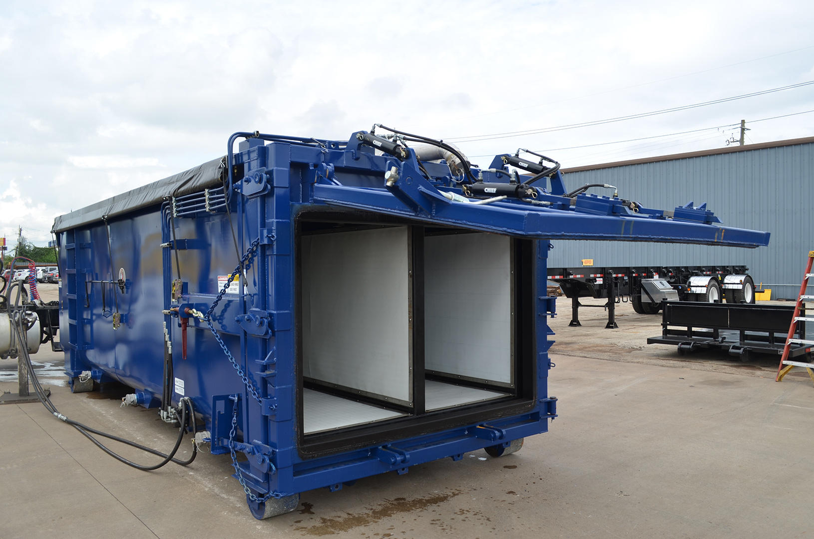 Dewatering box with fixed film media