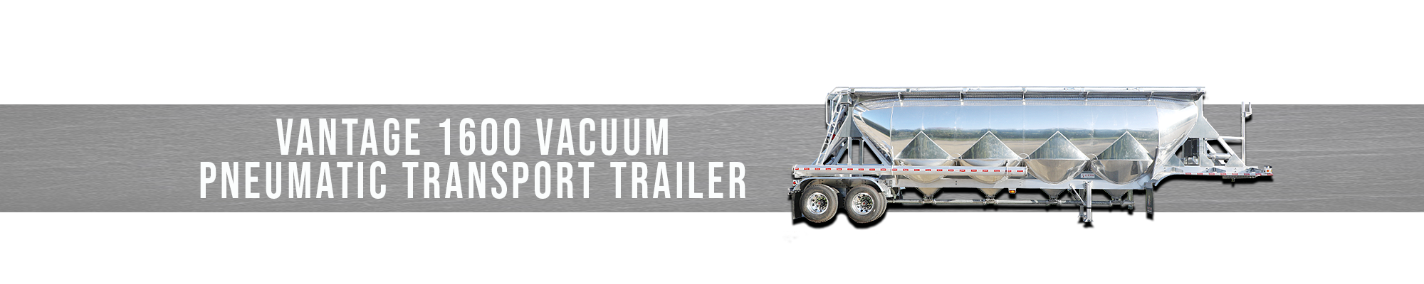 1600 vacuum pneumatic transport trailer for mobile