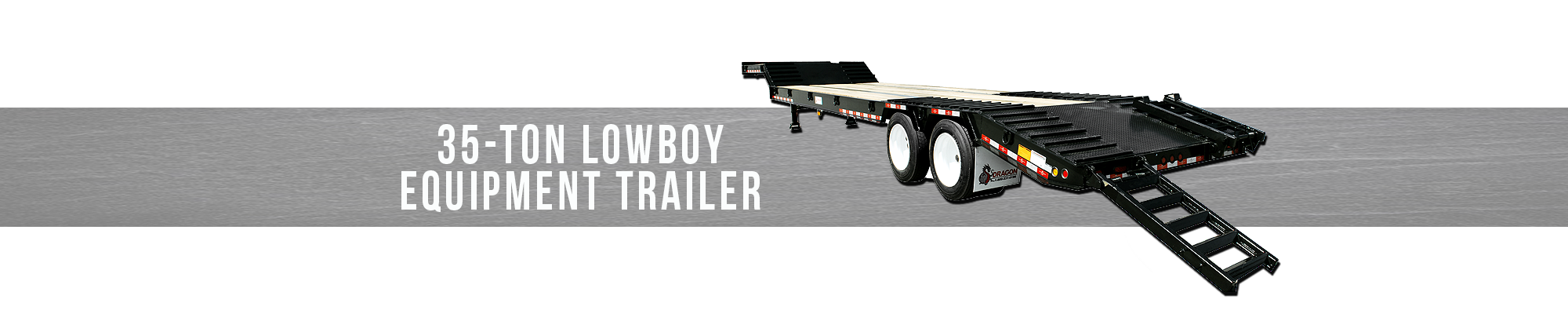 35-Ton Lowboy Equipment Trailer