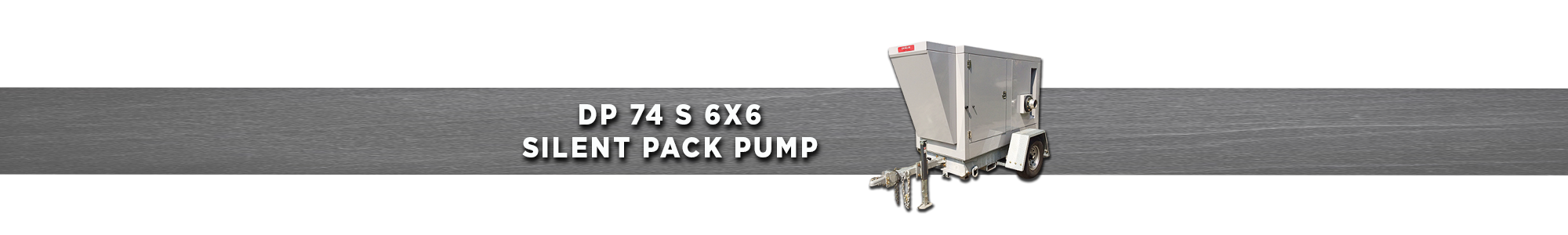 DP74S 6x6 silent pack pump