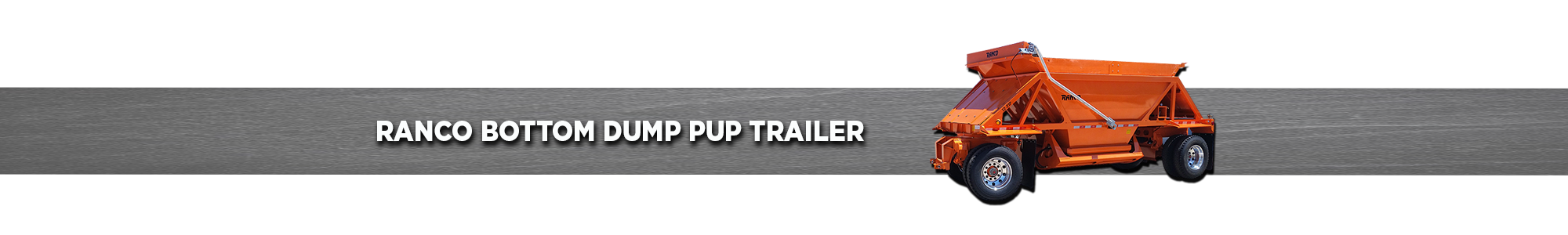 RANCO Bottom Dump Pup Trailer