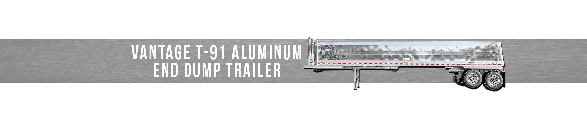 Vantage T-91 Aluminum End Dump Trailer